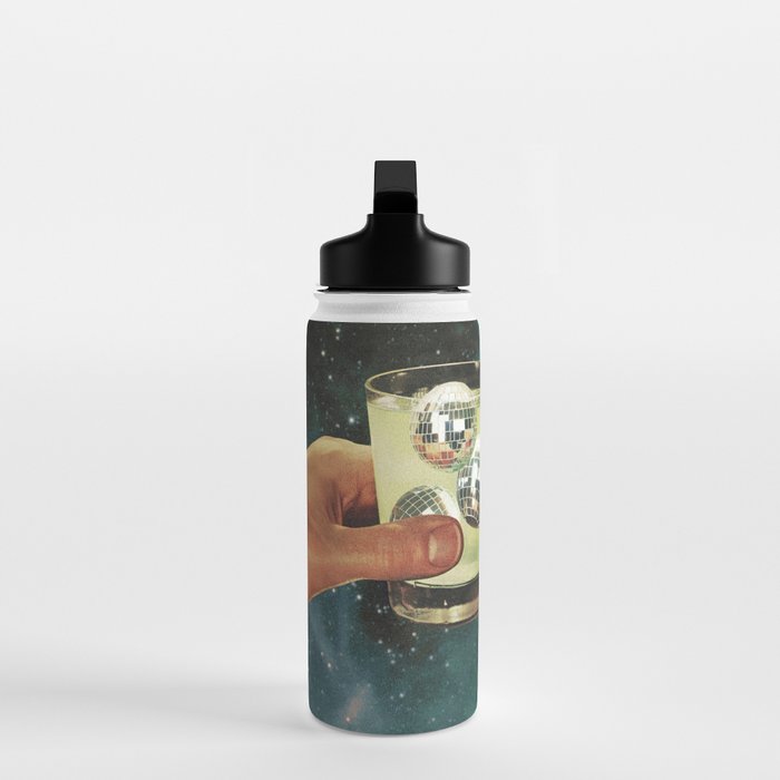 Cosmic Cheers - Disco Ball Margarita Water Bottle Gallery Image 3