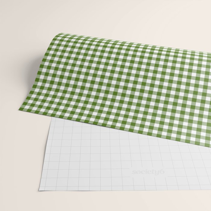 green gingham Wrapping Paper Gallery Image 2