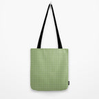 green gingham Tote Bag Gallery Image 2
