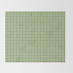 green gingham Throw Blanket Gallery Image 2
