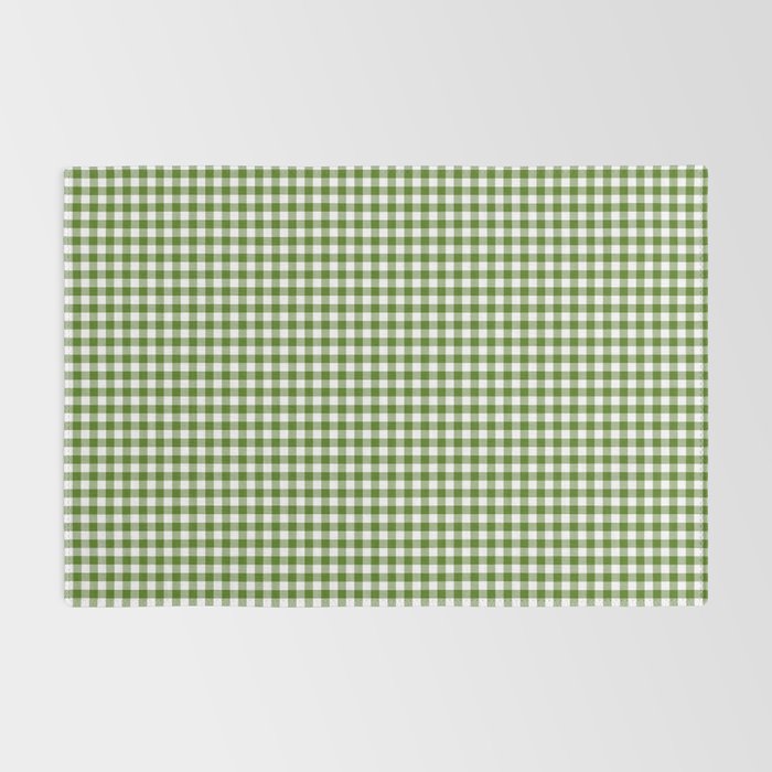 green gingham Rug Gallery Image 2