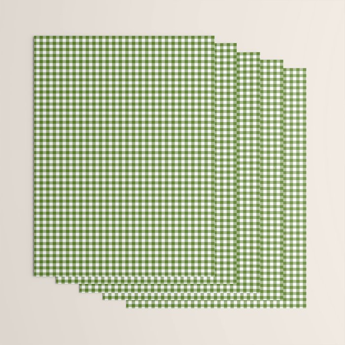 green gingham Wrapping Paper Gallery Image 3
