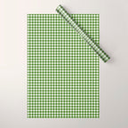 green gingham Wrapping Paper Gallery Image 1