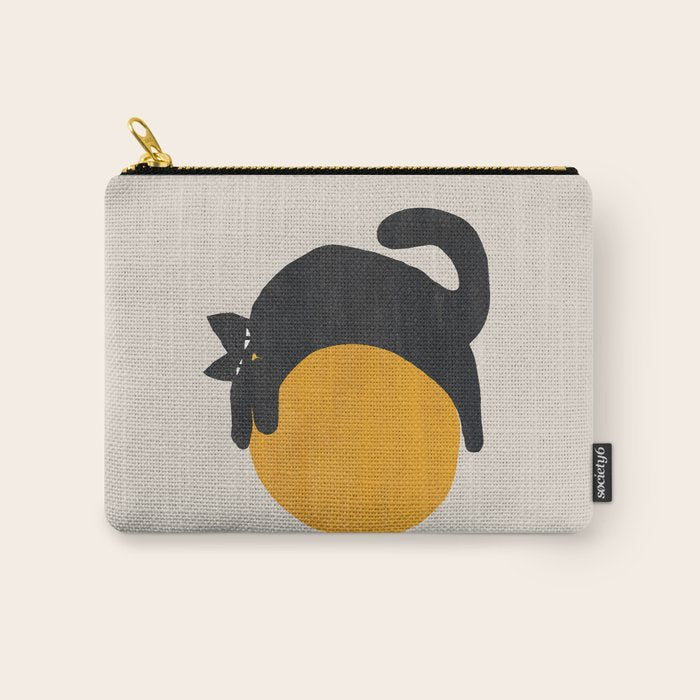 Cat with ball Carry All Pouch Gallery Image 1