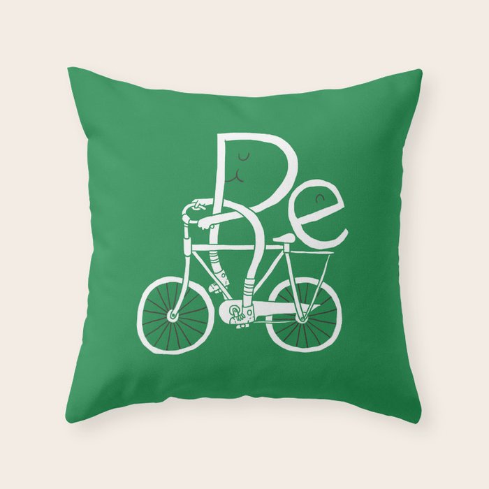 Re-cycling Throw Pillow Gallery Image 1