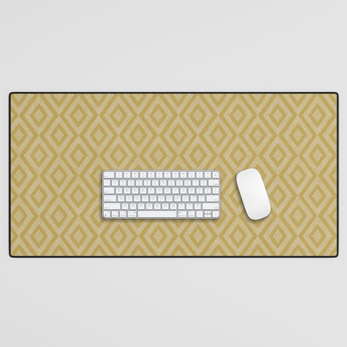 Hand-drawn Rhombus Pattern #1 Desk Mat Gallery Image 1