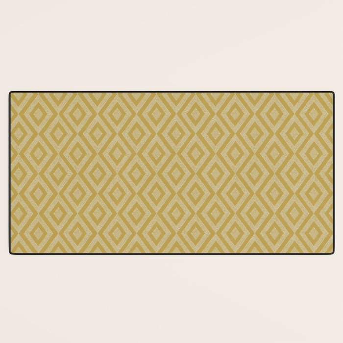 Hand-drawn Rhombus Pattern #1 Desk Mat Gallery Image 3