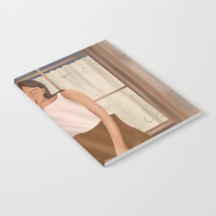 Girl sitting on the window Notebook Gallery Image 2