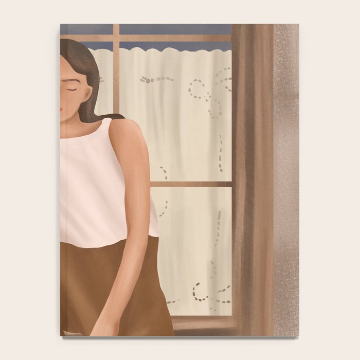 Girl sitting on the window Notebook Gallery Image 4
