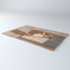 Girl sitting on the window Rug Gallery Image 3