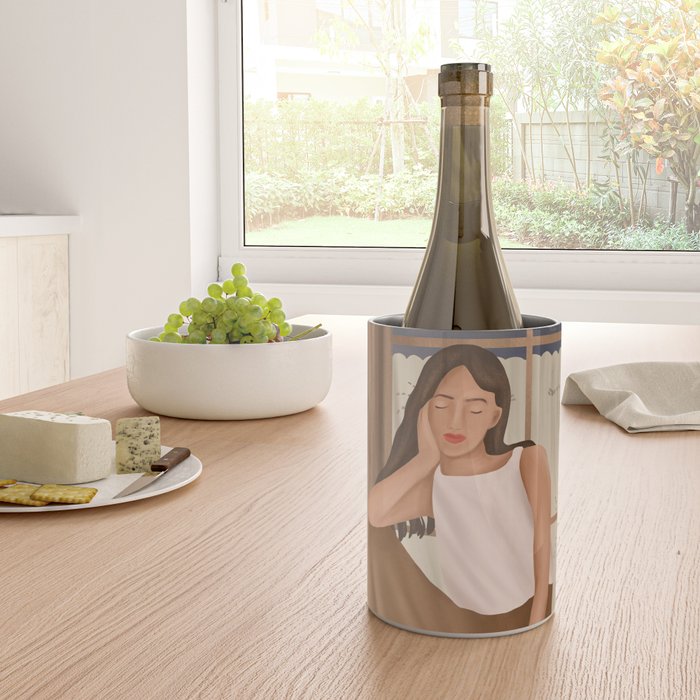 Girl sitting on the window Wine Chiller Gallery Image 4