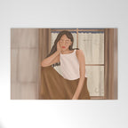 Girl sitting on the window Welcome Mat Gallery Image 1