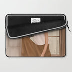 Girl sitting on the window Laptop Sleeve Gallery Image 2