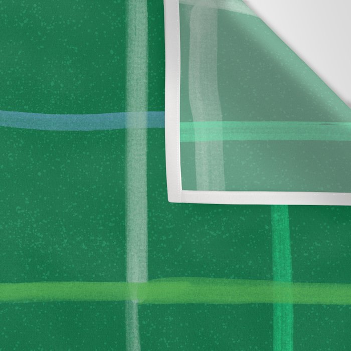 Abstract Tennis Net Pattern in Grass Green Wall Tapestry Gallery Image 3