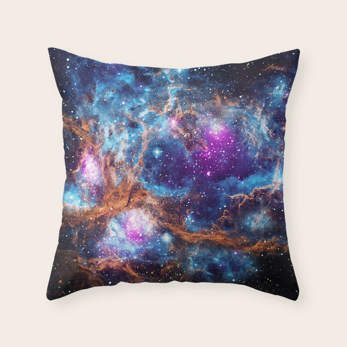 Lobster Nebula Throw Pillow Gallery Image 6