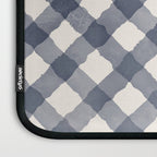 Hand Painted Blue Festive Gingham Theme Laptop Sleeve Gallery Image 3