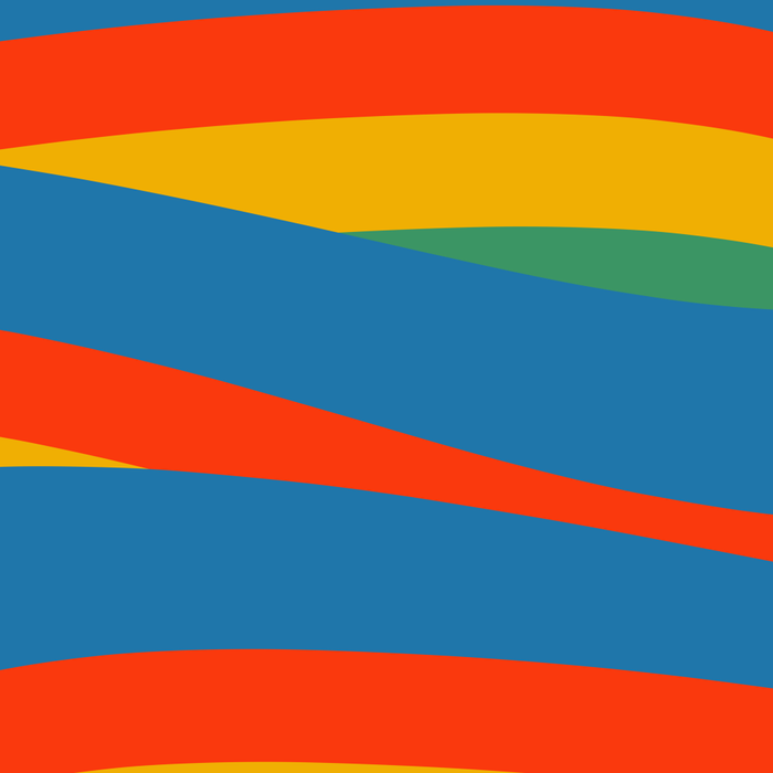 Pop Swirl Wavy Abstract Line Pattern Colorful Bright Blue Red Yellow Green Coffee Mug Gallery Image 2