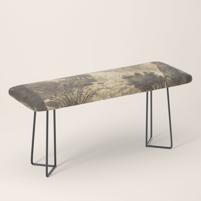 Voyage exploration en Indo-Chine-1873-Antique Landscape Tropical Jungle Tiger Bench Gallery Image 1