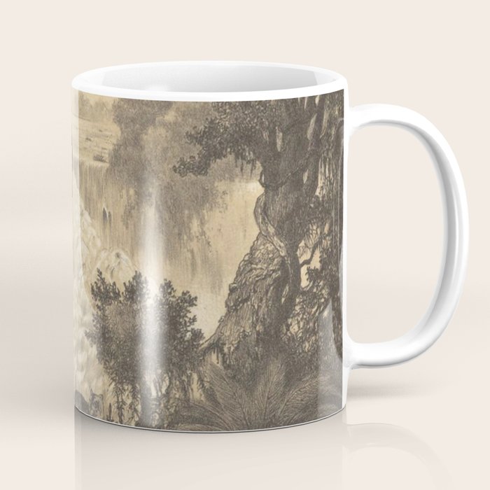 Voyage exploration en Indo-Chine-1873-Antique Landscape Tropical Jungle Tiger Coffee Mug Gallery Image 1
