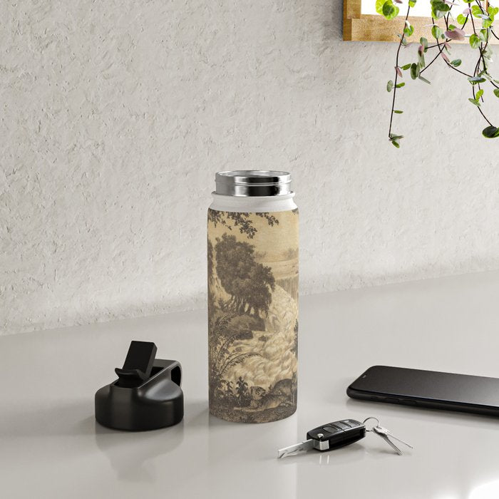 Voyage exploration en Indo-Chine-1873-Antique Landscape Tropical Jungle Tiger Water Bottle Gallery Image 4
