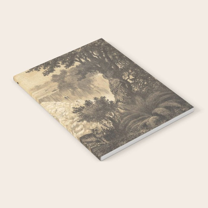 Voyage exploration en Indo-Chine-1873-Antique Landscape Tropical Jungle Tiger Notebook Gallery Image 1