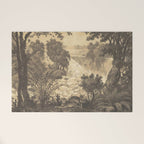 Voyage exploration en Indo-Chine-1873-Antique Landscape Tropical Jungle Tiger Welcome Mat Gallery Image 1