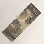 Voyage exploration en Indo-Chine-1873-Antique Landscape Tropical Jungle Tiger Yoga Mat Gallery Image 1