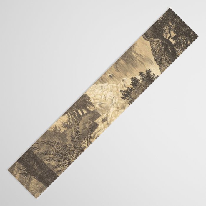 Voyage exploration en Indo-Chine-1873-Antique Landscape Tropical Jungle Tiger Table Runner Gallery Image 3