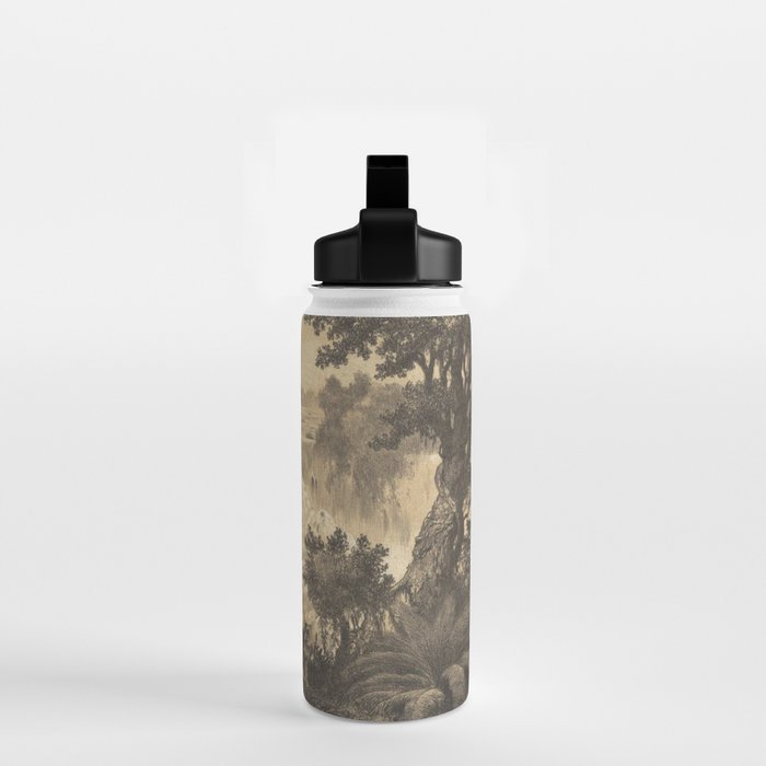 Voyage exploration en Indo-Chine-1873-Antique Landscape Tropical Jungle Tiger Water Bottle Gallery Image 2