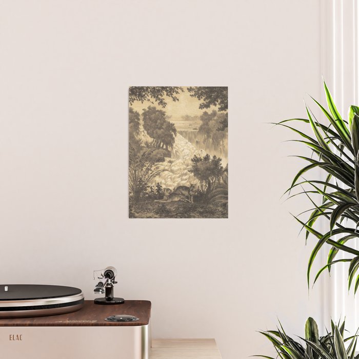 Voyage exploration en Indo-Chine-1873-Antique Landscape Tropical Jungle Tiger Poster Gallery Image 2