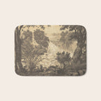 Voyage exploration en Indo-Chine-1873-Antique Landscape Tropical Jungle Tiger Bath Mat Gallery Image 1
