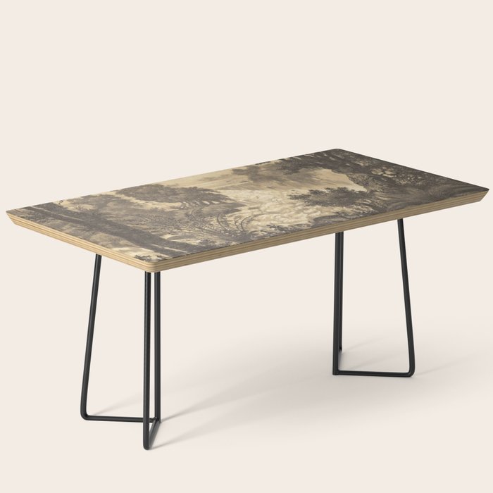 Voyage exploration en Indo-Chine-1873-Antique Landscape Tropical Jungle Tiger Coffee Table Gallery Image 1