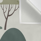 Cat Landscape 128 Wall Tapestry Gallery Image 3