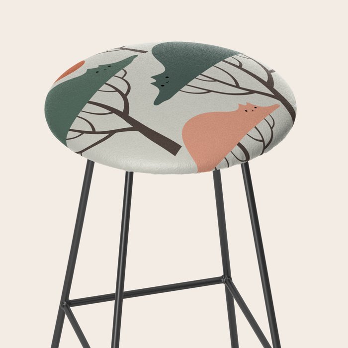 Cat Landscape 128 Stool Gallery Image 2