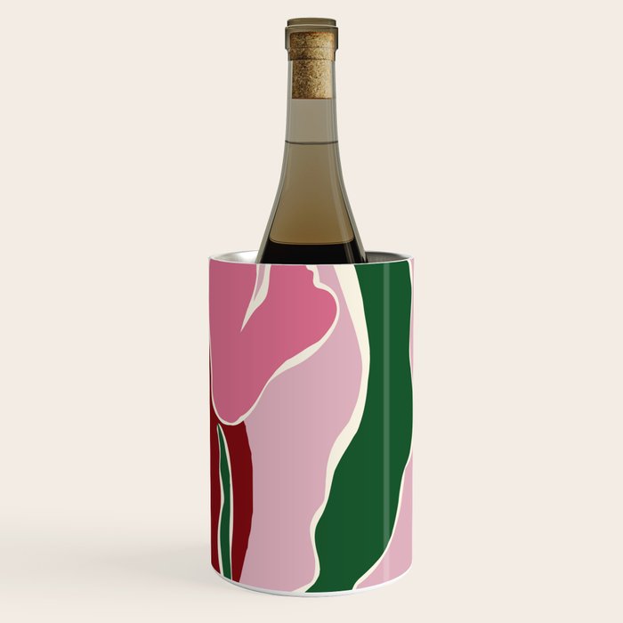 Retro minimal flower IV Wine Chiller Gallery Image 3