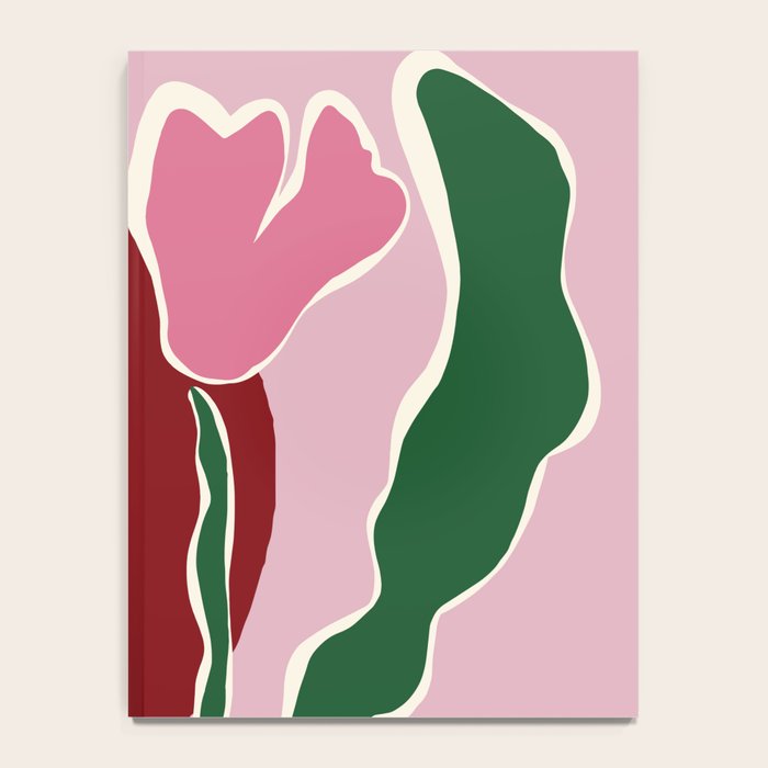 Retro minimal flower IV Notebook Gallery Image 4