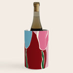 Retro minimal flower IV Wine Chiller Gallery Image 1