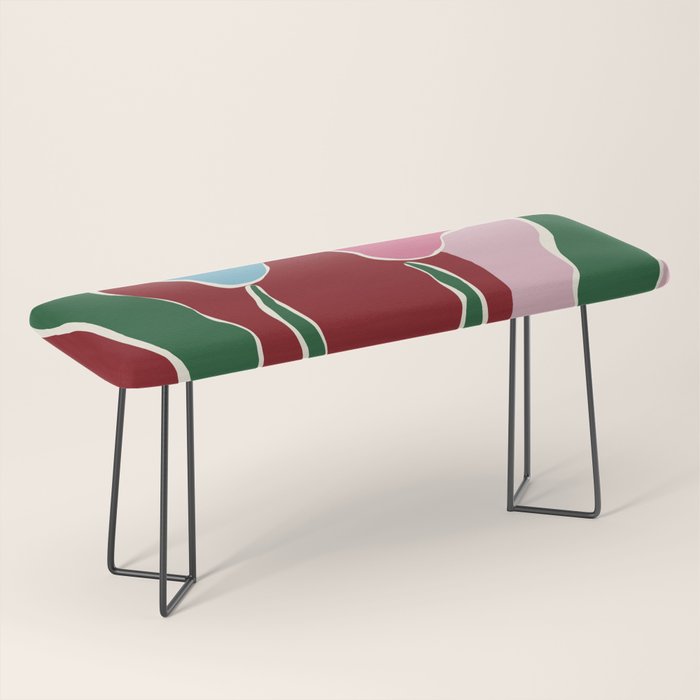 Retro minimal flower IV Bench Gallery Image 1