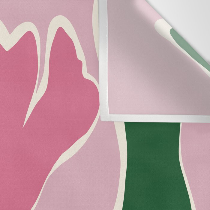 Retro minimal flower IV Wall Tapestry Gallery Image 3