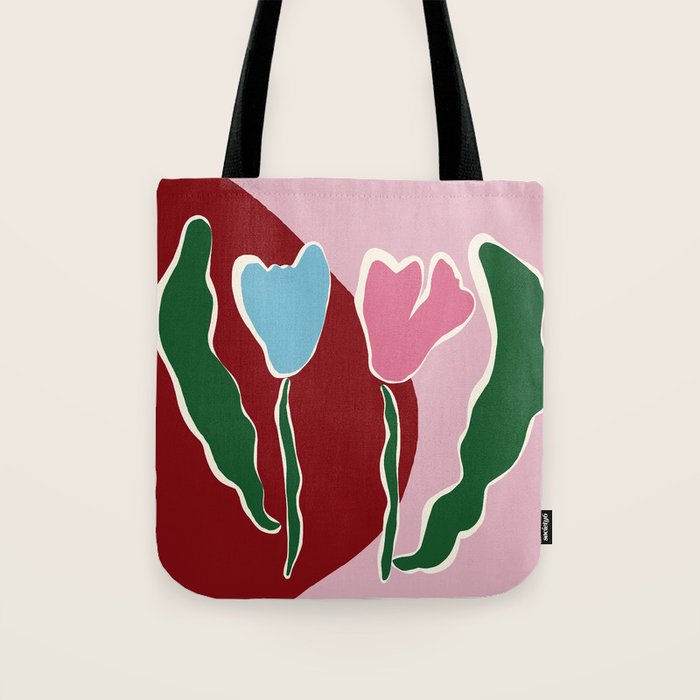 Retro minimal flower IV Tote Bag Gallery Image 1