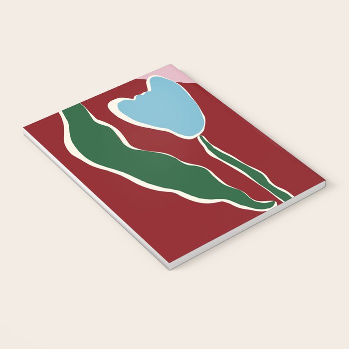 Retro minimal flower IV Notebook Gallery Image 3
