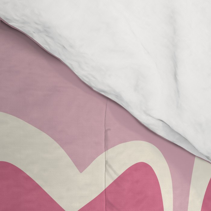 Retro minimal flower IV Comforter Gallery Image 4