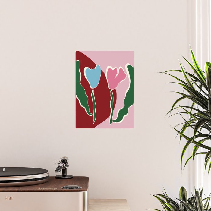 Retro minimal flower IV Poster Gallery Image 2