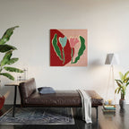 Retro minimal flower IV Wood Wall Art Gallery Image 2