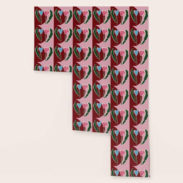 Retro minimal flower IV Wallpaper Gallery Image 3