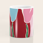 Retro minimal flower IV Coffee Mug Gallery Image 4