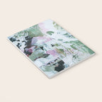 Green Abstract Circle  Modern Organic Textured Art Notebook Gallery Image 3