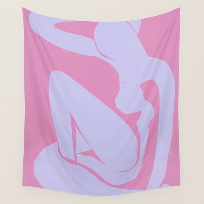 The Blue Nude at Dawn by Henri Matisse Wall Tapestry Gallery Image 1