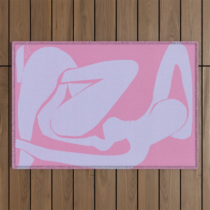 The Blue Nude at Dawn by Henri Matisse Outdoor Rug Gallery Image 1