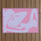 The Blue Nude at Dawn by Henri Matisse Outdoor Rug Gallery Image 1